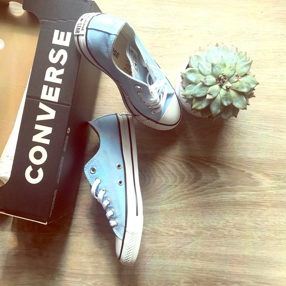 Converse Shoes - Pale Blue All Star Converse Sneakers